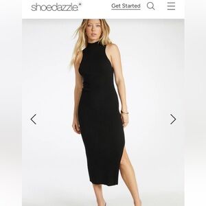 Mock neck sweater midi dress - size M